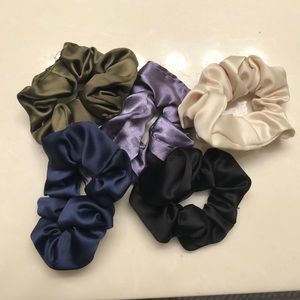 Satin scrunchies